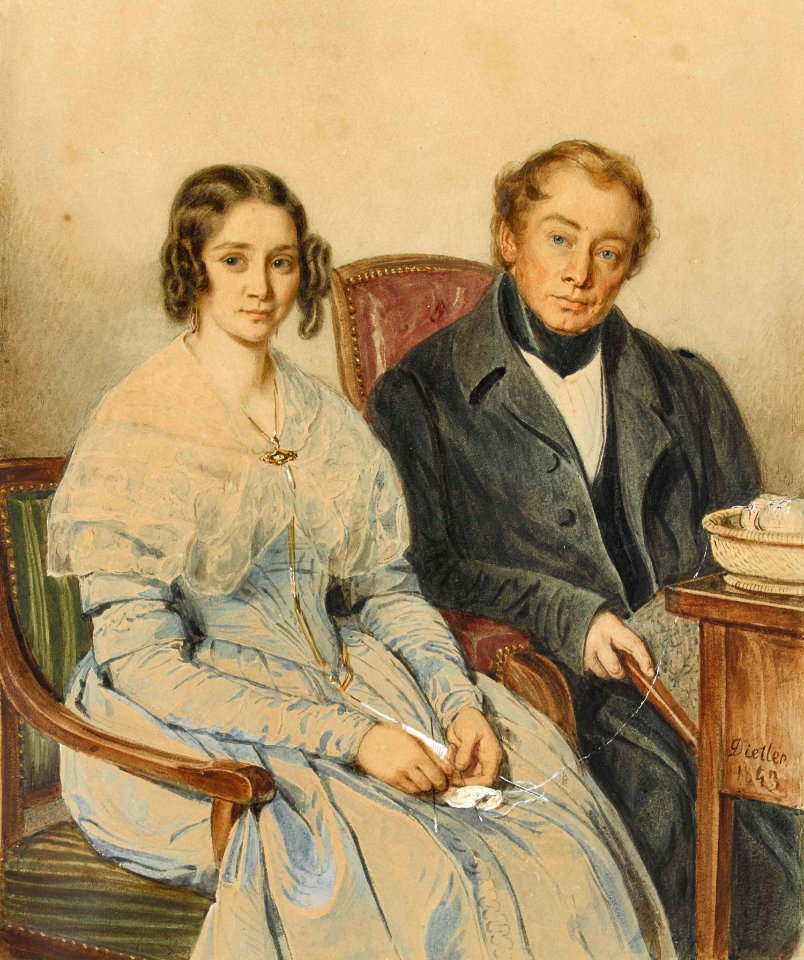 Dietler, Johann Rudofl Friedrich Ith und Juliana Emilie Spöndli
