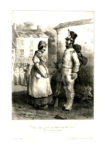 Dieux, pays! q'vous êtes beau sous les armes! (BM 1869,0410.2028)