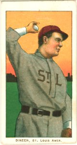 Dinneen, St. Louis Browns, baseball card portrait LCCN2008676620