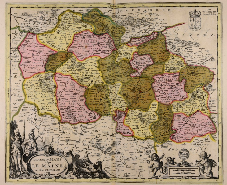 Diocese du Mans vulgo le Maine ubi olim Cenomani - CBT 5879119
