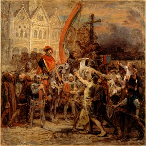 Diogène Maillart - Esquisse pour un tableau , Etienne Marcel et la Grande Ordonnance de 1357 - PPP4095 - Musée des Beaux-Arts de la ville de Paris