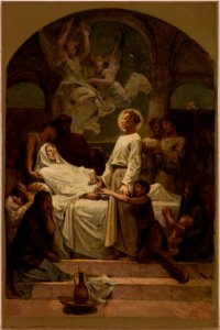 Diogène Maillart - Esquisse pour l'église Saint-Augustin , La mort de sainte Monique - PPP4772 - Musée des Beaux-Arts de la ville de Paris