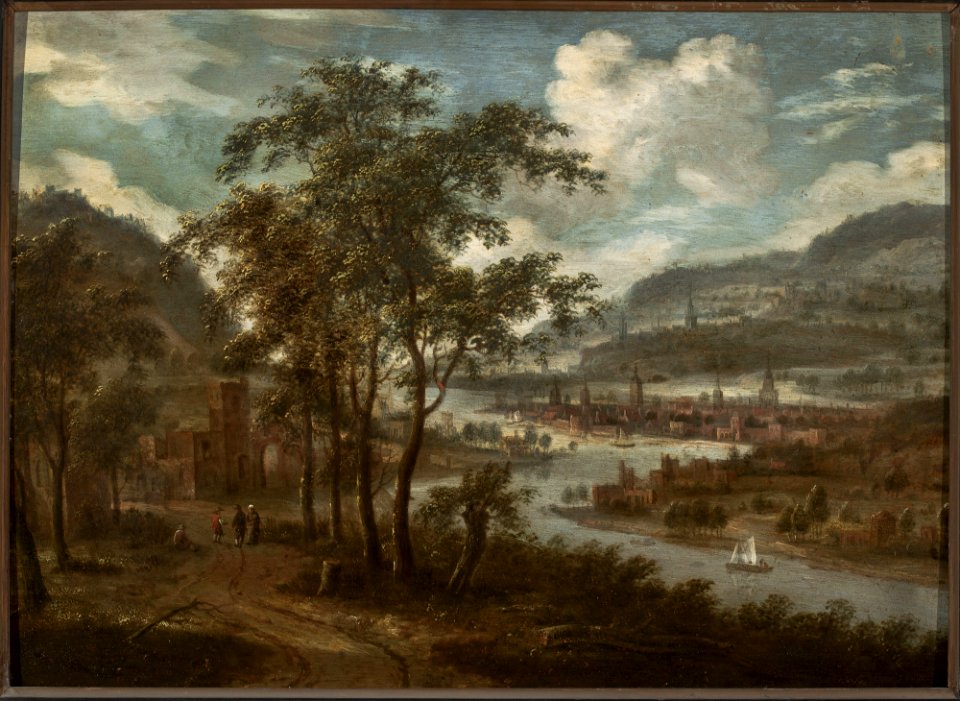 Dionijs Verburg - View of a river valley - M.Ob.2105 MNW - National Museum in Warsaw