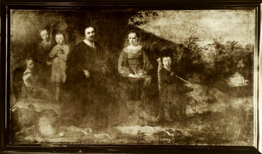Dirck Bleker - Familie De Clercq bij Clercq en Beeck