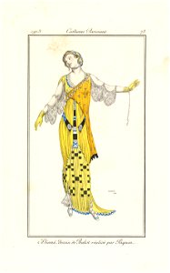 Dioné evening gown (Dioné. - dessin de Bakst réalisé par Paquin) (CBL Wep 0864)