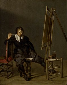 Dirck Hals - Le repos du peintre