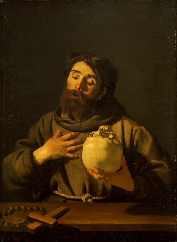 Dirck van Baburen - Hl. Franziskus - GG 241 - Kunsthistorisches Museum