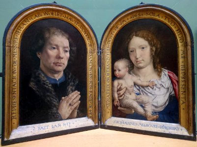 Diptyque de Jean Carondelet – Jan Mabuse – Musée du Louvre, INV 1442, INV 1443 – Q27051640