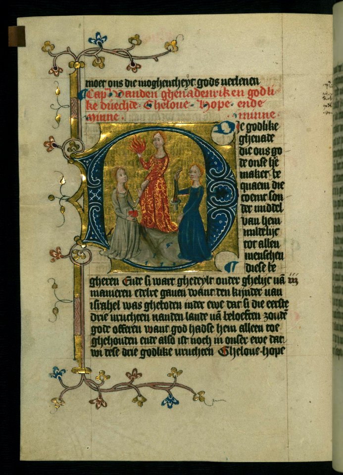 Dirc van Delft - Faith, Hope, and Charity - Walters W17137V - Full Page