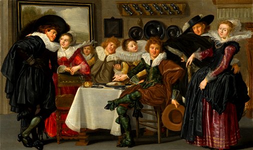Dirck Hals - Merry Company - 1060 - Mauritshuis