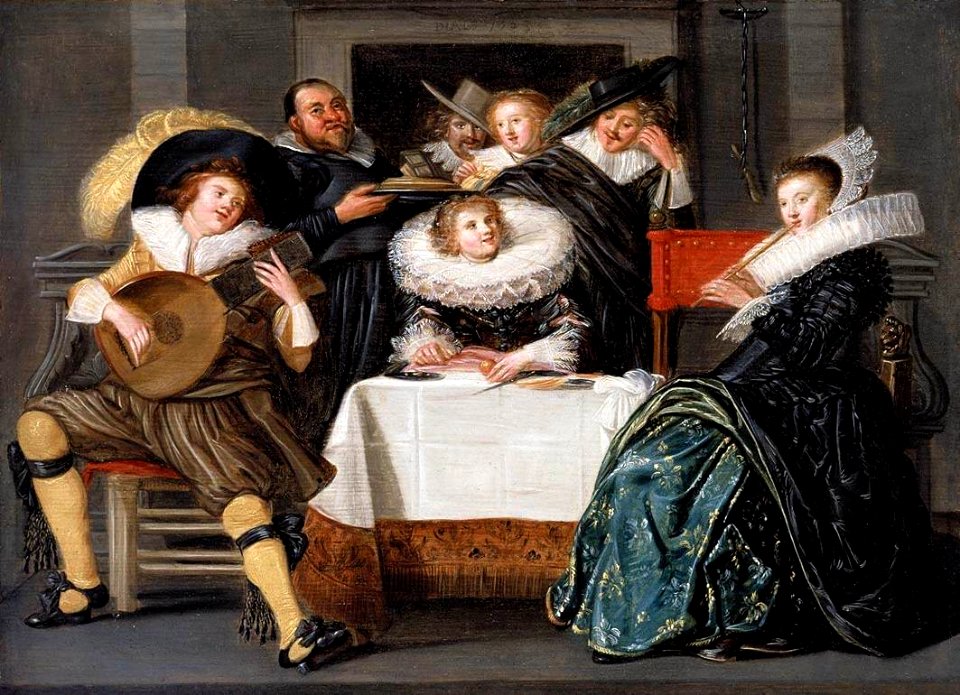 Dirck Hals - A Merry Company Making Music - WGA11041
