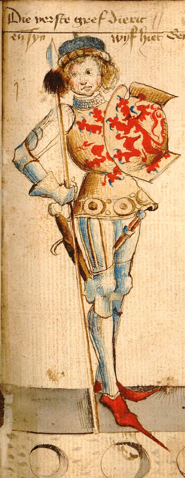 Dirk I, Count of Holland, by Hendrik van Heessel