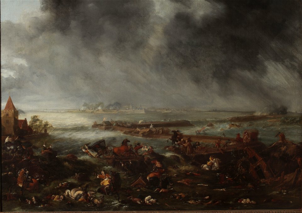 Dirk Maas - Siege of Groeningen by Christian Bernard von Galen, bishop of Munster - M.Ob.408 MNW - National Museum in Warsaw