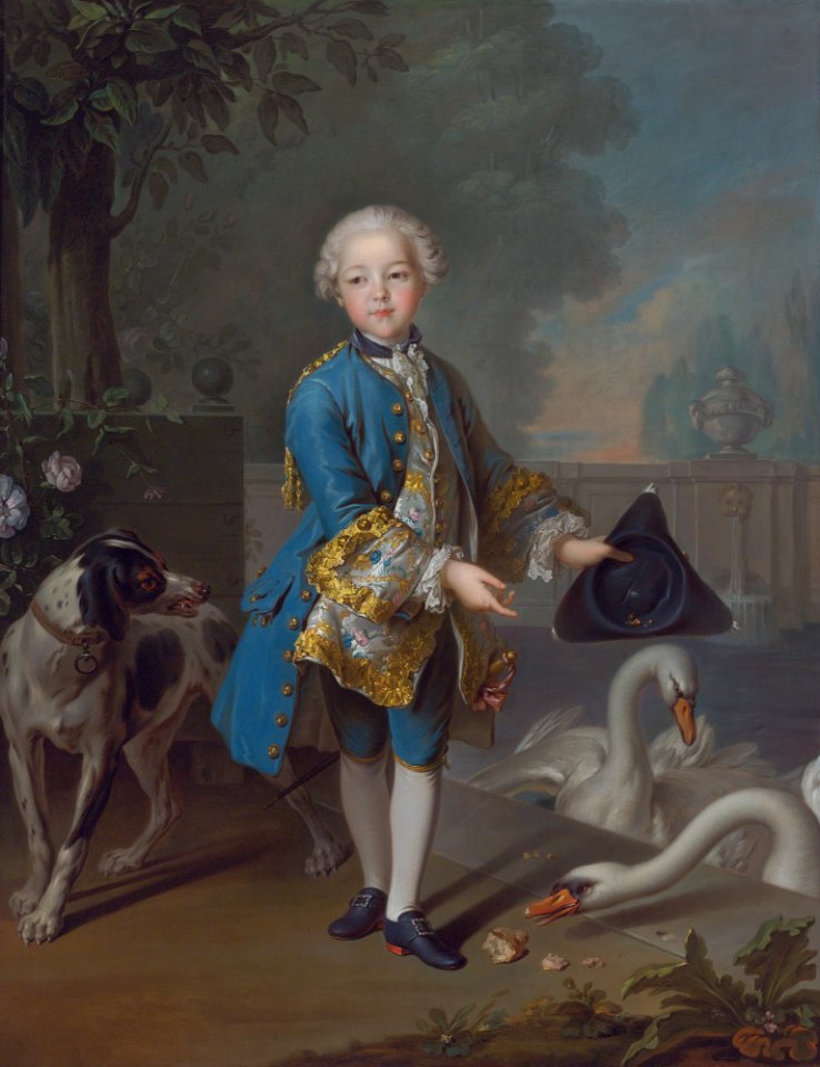 Louis Philippe Joseph, Duc d'Orleans and Duc de Chartres by Louis Tocqué