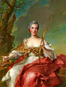 Jean-Marc Nattier - Madame Bergeret de Frouville as Diana