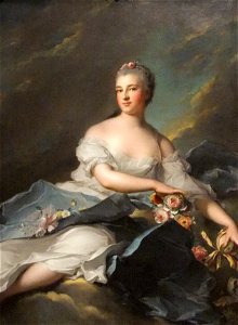 Baronne Rigoley d'Ogny as Aurora by Nattier