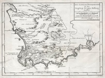 1757 Bellin Map of South Africa and the Cape of Good Hope - Geographicus - Hottentoten-bellin-1757