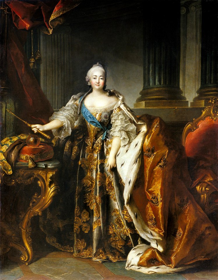 Elizabeth of Russia by Louis Tocque (1756)