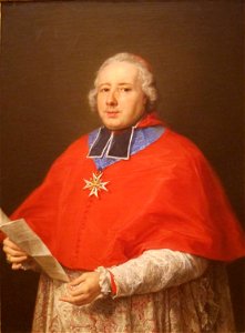 Batoni - Cardinal Etienne-René Potier de Gesvres, 1758
