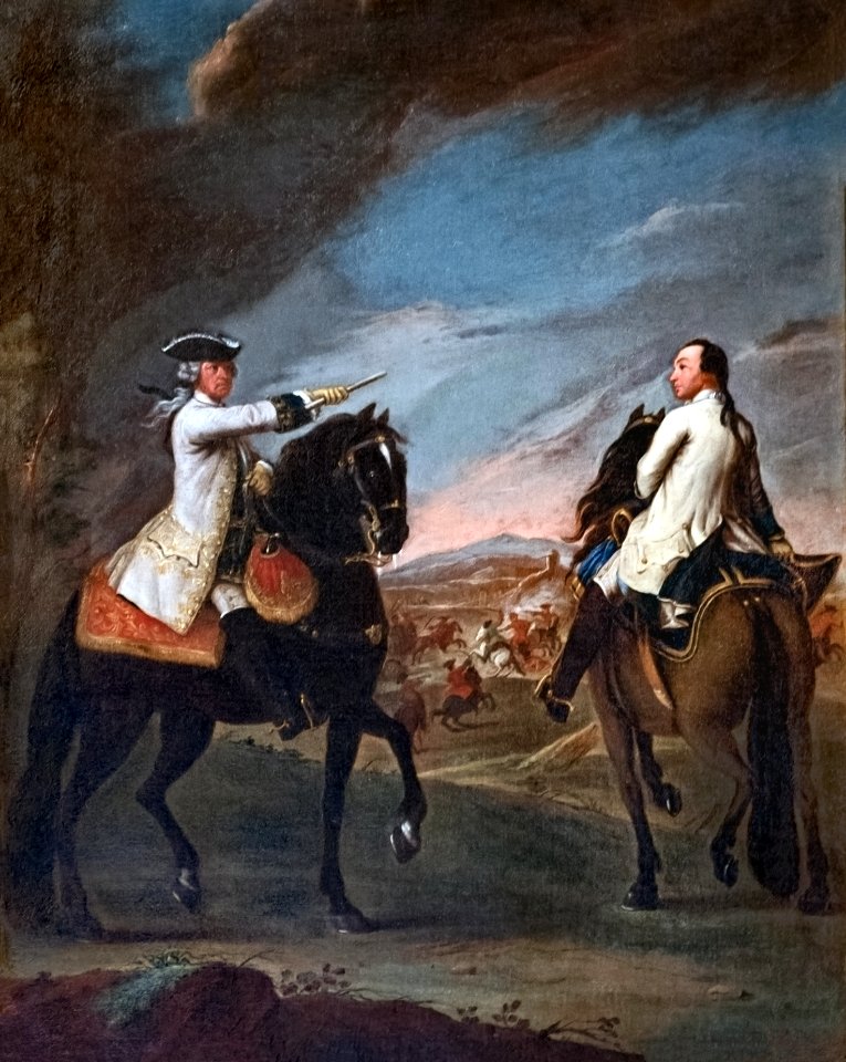 Ca' Rezzonico -Ritratto di William Graham duca di Montrose e del suo aiutante Giovanni Moser de Filsek 1755 - Pietro Longhi
