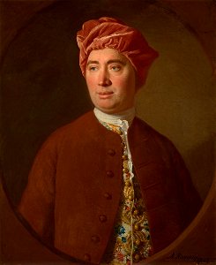 Painting of David Hume. Free illustration for personal and commercial use.