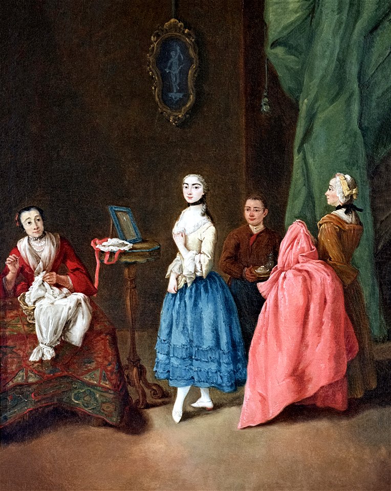 Ca' Rezzonico - La prova dell'abito - Pietro Longhi