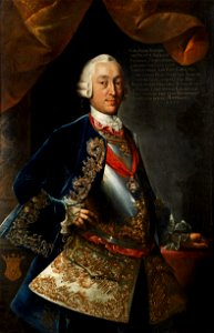 Portrait Karl Anton von Pölnitz 1755. Free illustration for personal and commercial use.
