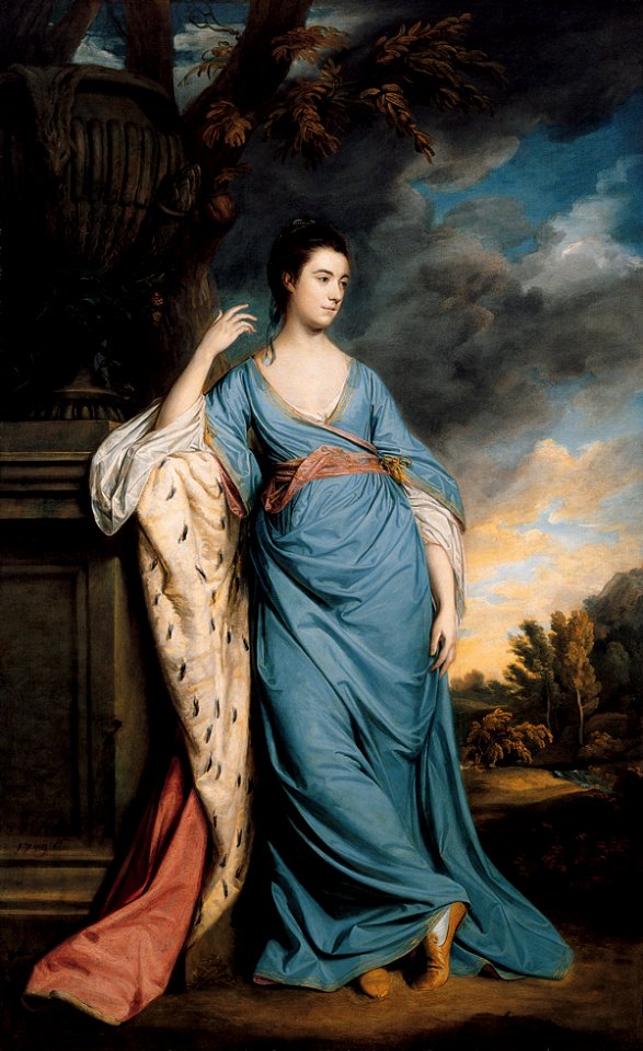 Joshua Reynolds, Portrait of a Woman, Possibly Elizabeth Warren, 1759, Oil on canvas, Kimbell Art Museum