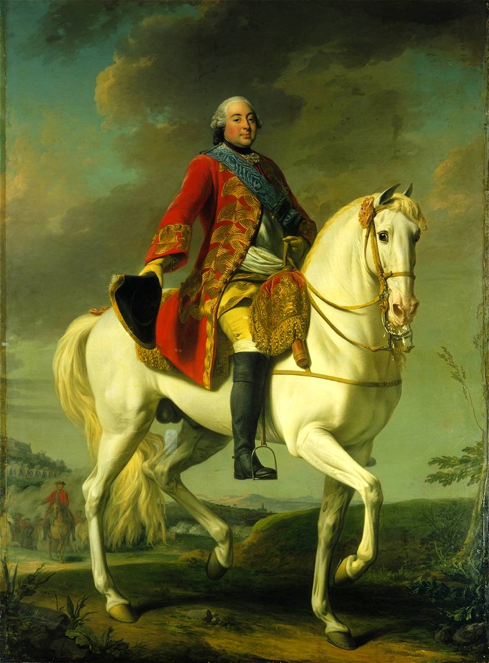 Louis Philippe d'Orléans, Duke of Orléans, Saluting his army on the Battlefield by Alexander Roslin (Detroit Institute of Arts)