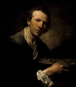 Jean-Baptiste Greuze - Portrait of Joseph, Model at Art Academy - WGA10668. Free illustration for personal and commercial use.
