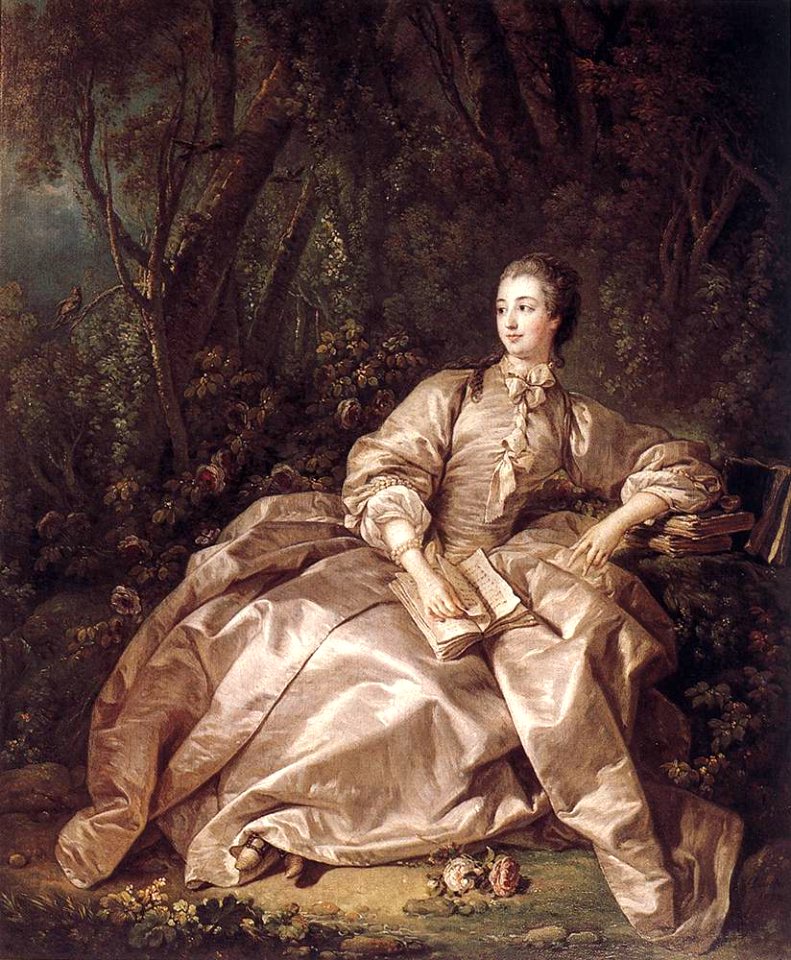 François Boucher, Madame de Pompadour, Mistress of Louis XV (1758)