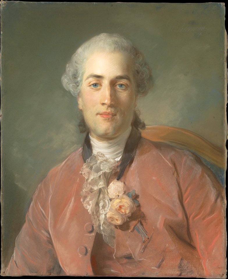 Jean Baptiste Perronneau (French, Paris 1715-1783 Amsterdam), Olivier Journu (1724-1764), 1756. Pastel on blue-gray laid paper, MMA