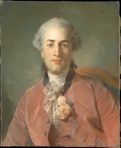Jean Baptiste Perronneau (French, Paris 1715-1783 Amsterdam), Olivier Journu (1724-1764), 1756. Pastel on blue-gray laid paper, MMA