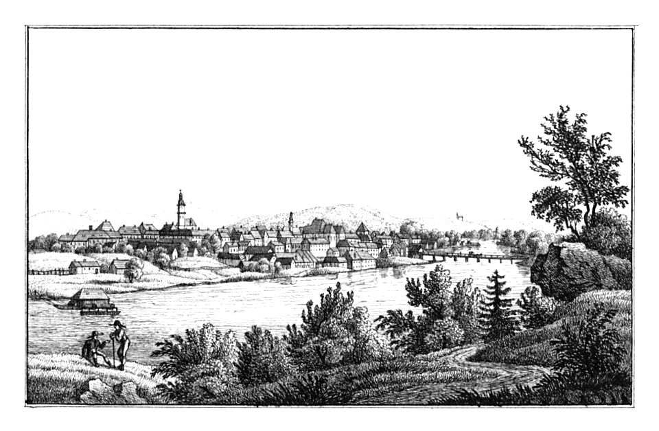176 Marburg - gez. Ludwig, Lith. v. Folwarczni - J.F.Kaiser Lithografirte Ansichten der Steiermark 1830
