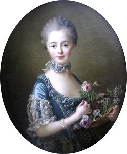 François-Hubert Drouais - Lady Amelia Darcy, 9th Baroness Conyers (1754-1784)