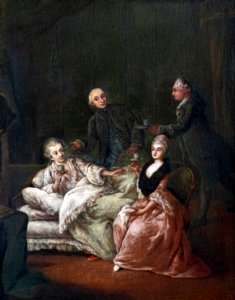 Ca' Rezzonico - Visita all'ammalato 1774 - Pietro Longhi
