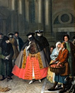 Ca' Rezzonico - Colloquio fra baute - Pietro Longhi