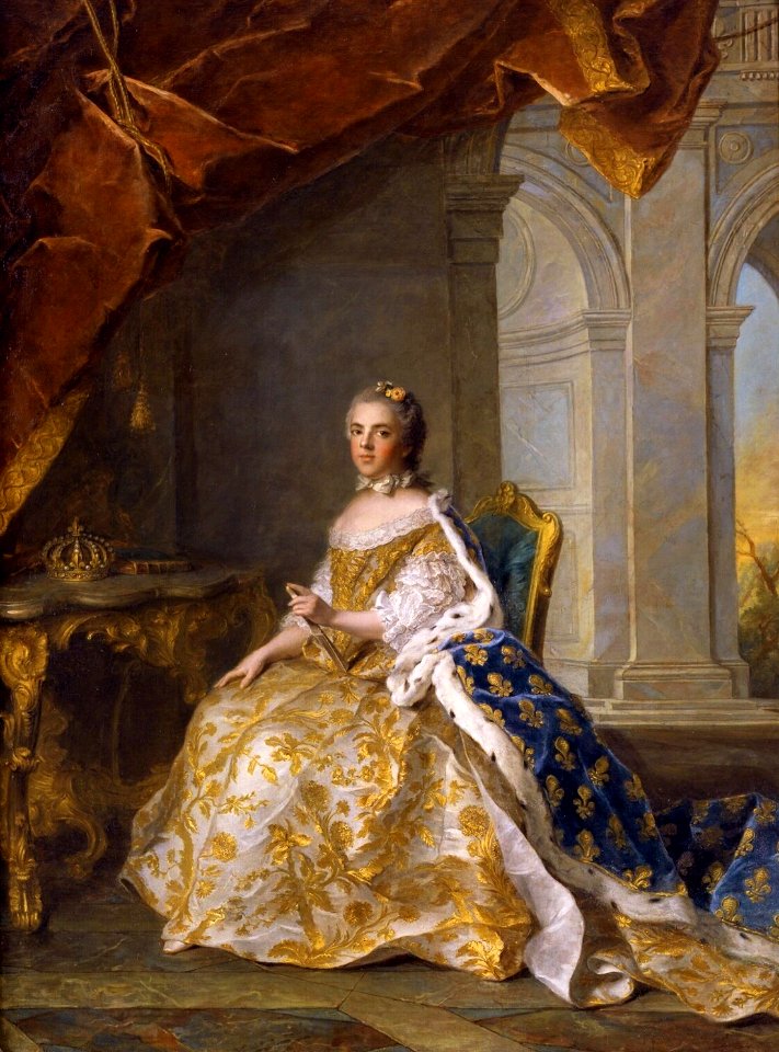 Madame Royale in court dress by Jean-Marc Nattier