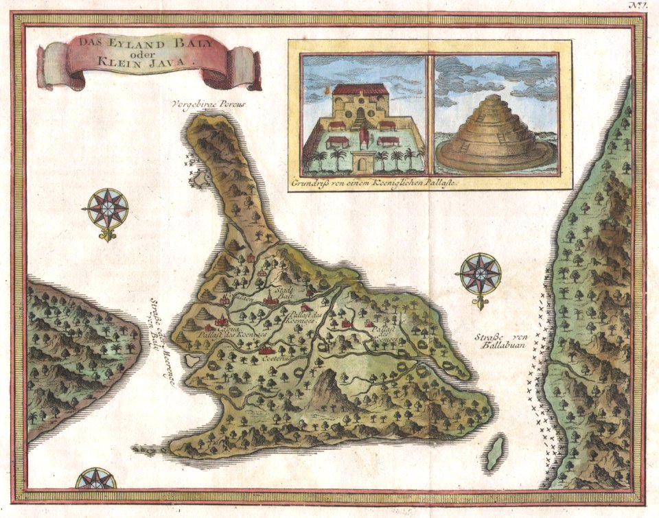 1760 Bellin Map of Bali, Indonesia - Geographicus - Bali-bellin-1760