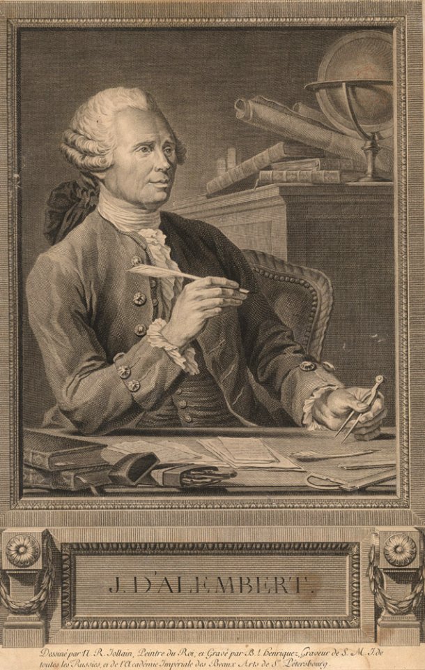 Jollain, Nicolas-René - (1732-1804) - Jean le Rond d'Alembert (1717-1783)