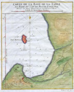 1763 Bellin Map of Cape Town (Cape of Good Hope) South Africa - Geographicus - GoodHope2-bellin-1763. Free illustration for personal and commercial use.