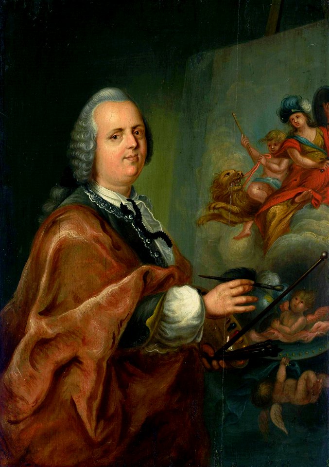 Werner Self-portrait at work
