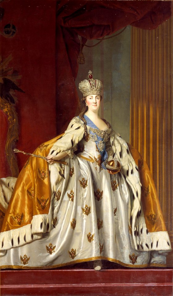 Catherine II by V.Eriksen (1766-7, Statens Museum for Kunst, Denmark)