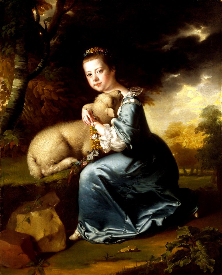 Miss Frances Warren by Joseph Wright of Derby, ARA
