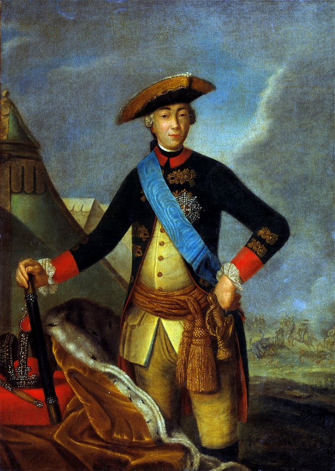 Peter III of Russia by Rokotov (1762, Nizhny Novgorod)