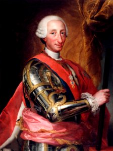 Portrait of King Charles III of Spain (by Anton Raphael Mengs). Free illustration for personal and commercial use.