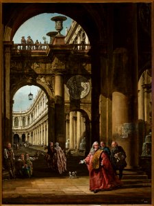 Bernardo Bellotto - Self-portrait in the attire of the Venetian Procurator - Dep.2438 MNW - National Museum in Warsaw
