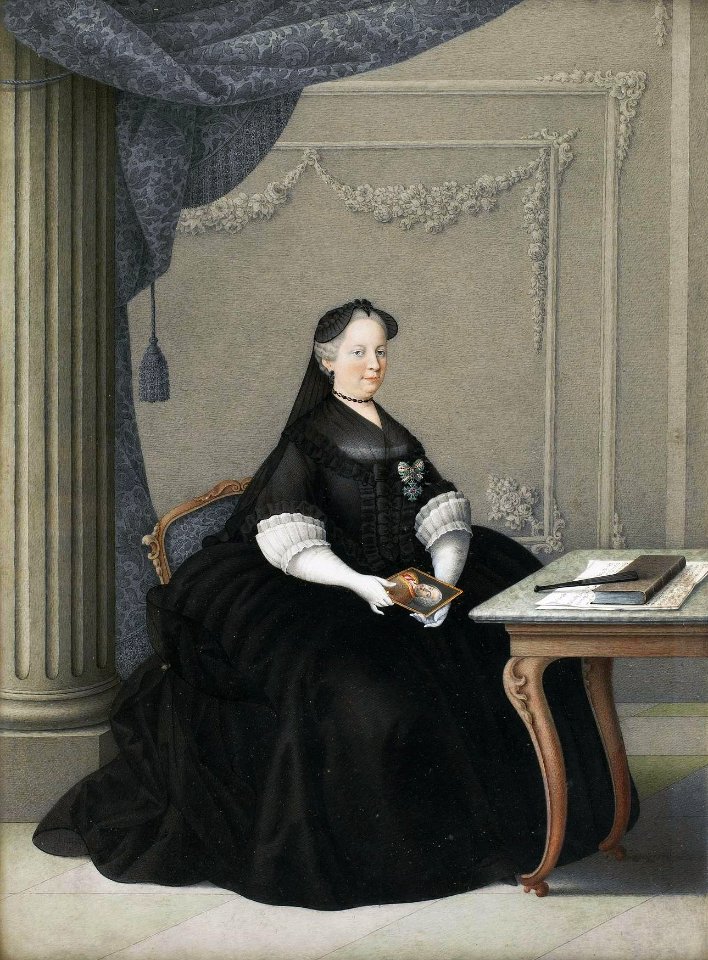 Anonymous Empress Maria Theresa as a widow