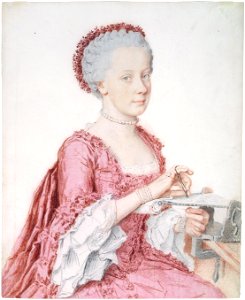 Maria Amalia of Austria 1762 by Liotard