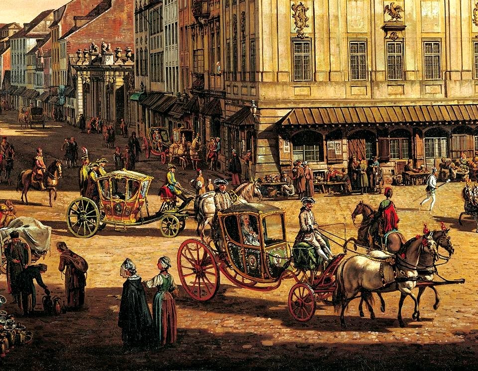 Bellotto Cracow Suburb as seen from the Cracow Gate (detail)